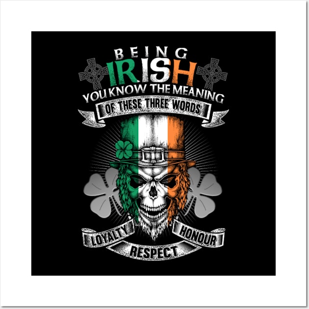 Being Irish T shirt. Wall Art by sudiptochy29